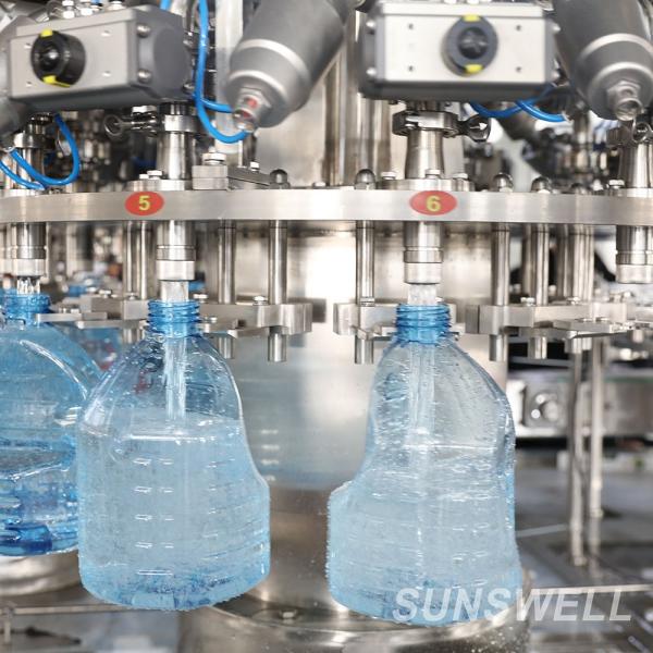 4000BPH Automatic Bottle Drinking Water Filling Machine Line 3l - 5l