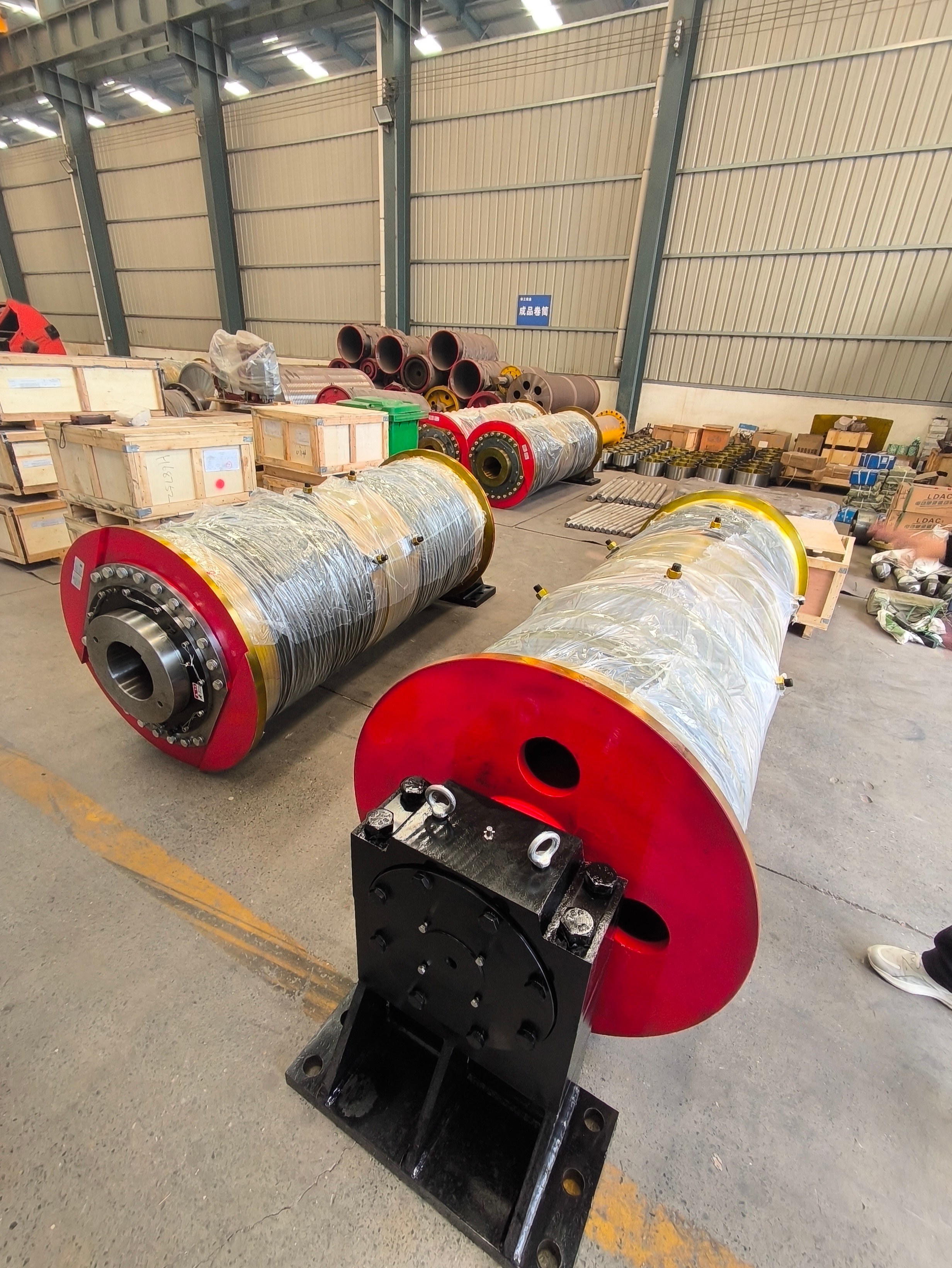 Ultrasonic Tested Wire Rope Drum for Internal Defect Detection