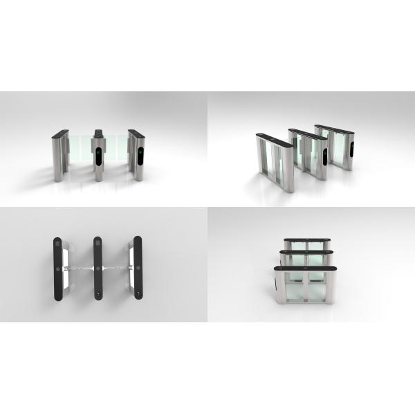 QR Code Recognition Flap Speed Gate Turnstile Office Door Access Control