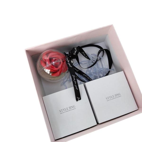 Square Lid And Base Box Hot Foil / UV / Varnish Finish Rigid Gift Boxes With Lids