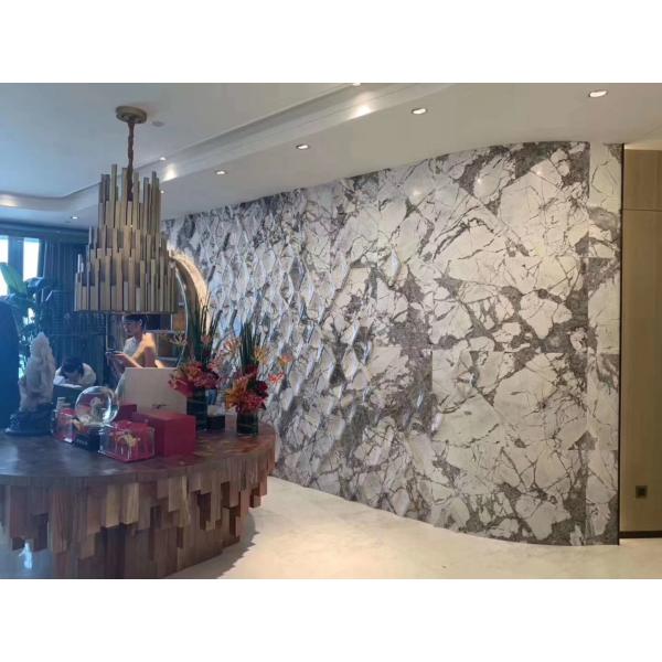 White marble HanJiangXue big slab tile stone