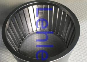 Buy cheap Stainless Steel 316L Vee Wire Screen , Wedge Wire Filter For Horizontal Sand Mill product