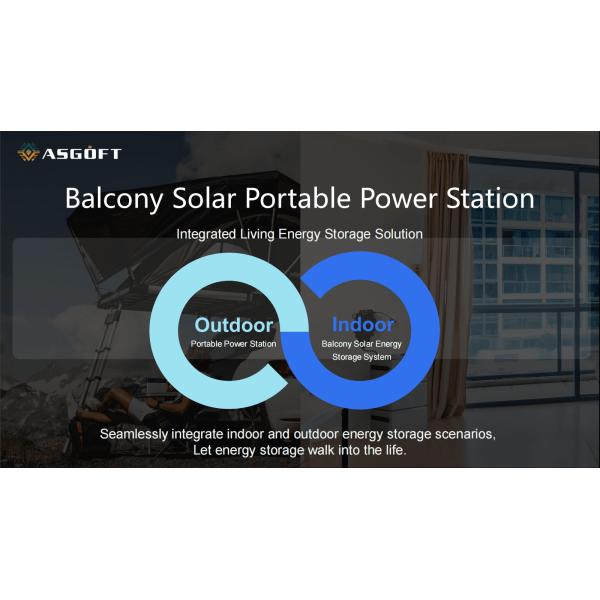 Complete Home Balcony Solar System 800W Micro Inverter LiFePO4 Balcony Battery
