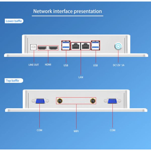 Embedded Pc Panel Win Linux Os All in One Ip65 Flat Android Touch Panel Pc With Front Camera Android Touch Screen Pc