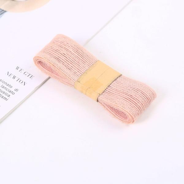 Orang Red Green Jute Burlap Ribbon Multi Purpose Thin Burlap Ribbon