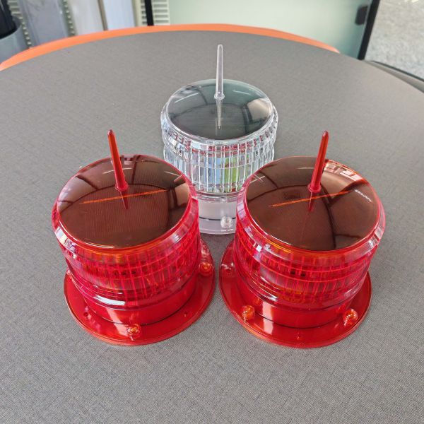 Solar Aviation Obstruction Light Solar Marine Beacon Warning Light Sea Navigation Lamp for Tower