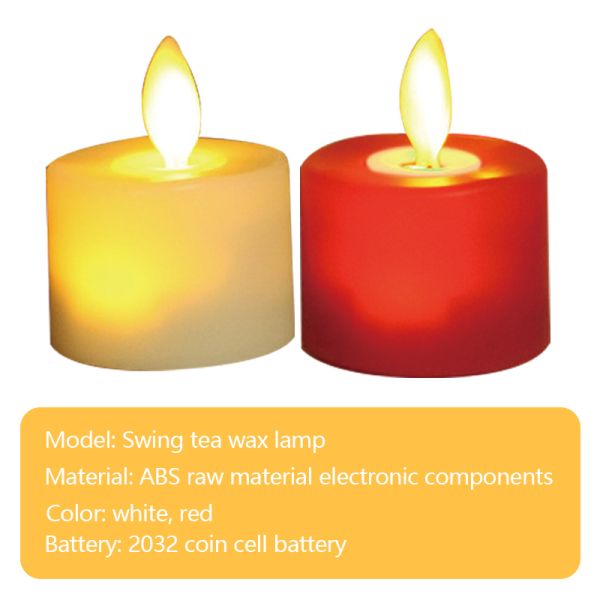 Remote Control Rechargeable LED Tea Light Candles with Warm Flickering Effect for Home Decor