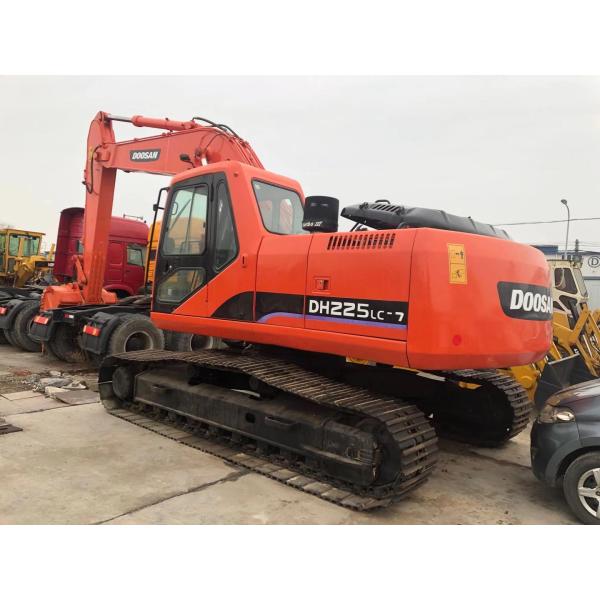 22 Ton 2015 Year Doosan 225-7 Second Hand Crawler Excavator Construction Heavy Machine