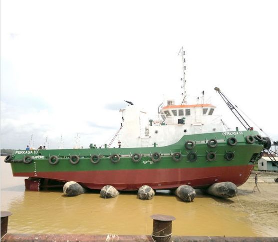 Heavy Duty Ship and Boat Floating Dock Inflatable Boat Rubber Ship Airbag/Working pressure 0.05 to 0.15 MPa/Certificate CCS / BV / ISO9001 etc.