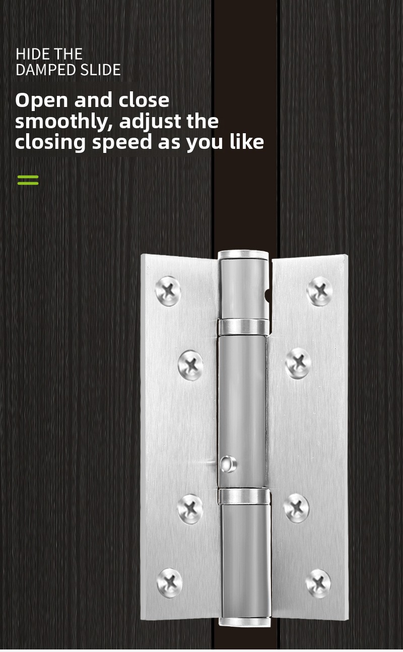 Modern Style 90 Degree Adjustable Automatic Positioning Flat Opening Invisible Door Damping Buffer Hinge 35mm Living Room