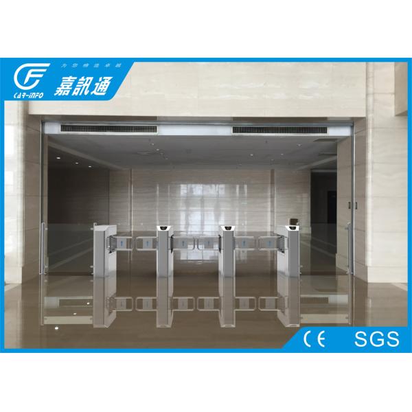Turnstile Security Systems Bi - Directional , Rfid Reader Rotating Security Gates