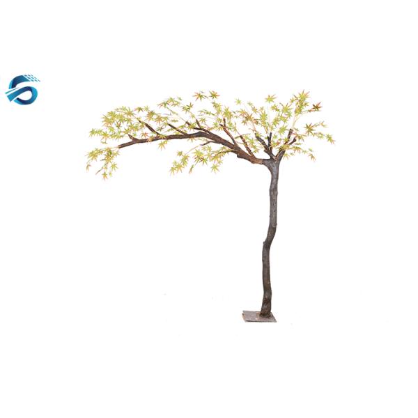 High Simulation Artificial Outdoor Plants , Autumn Silk Trees 2.5 M Height