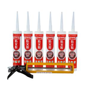 China Fire Rated Silicone Caulk / Heat Proof Silicone Sealant In Building Facade on sale