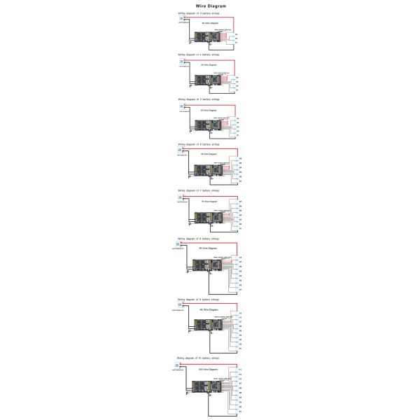 Enerkey 3S-10S 40A Bms Lithium Battery BMS with NTC Li-ion/Lifepo4/Lto/SIB Lithium Battery Protection Board