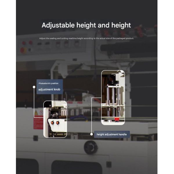BF450 Fully Automatic Side Sealing Packaging Machine for Plastic Film POF Paper Box with 220V/50-60HZ Power