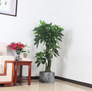 China Artificial Plants Tree Potted Fake Money Tree Indoor Office Home Decor on sale