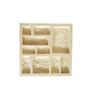 Buy cheap Decorative T20mm 3d Wall Rubber Cultured Artificial Stone Mould No Deforming product