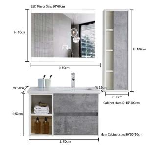 China Width 35-37 in Solid Wood Bathroom Vanity Cabinets Drawer Storage on sale
