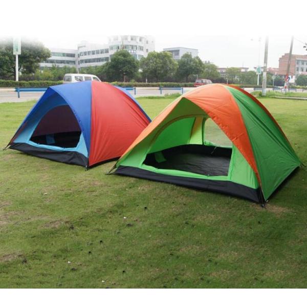 3-4 Person Camping Tent 4 Seasons Waterproof Backpack Tents Sun Dome Pop-Up Outdoor Sports Tent(HT6065-4person)