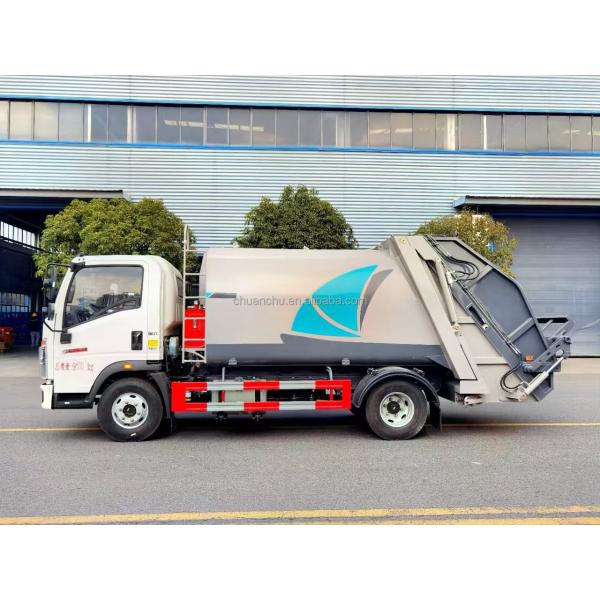 Diesel Fuel Type 8cbm Garbage Compression Truck for Sanitation and Compacted Garbage Collection