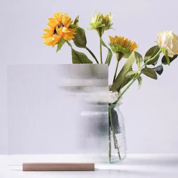 Showcase Decorative Glass Fireproof Stylish Patterned Glass Panels