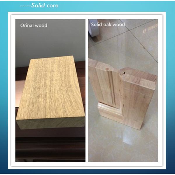White Color Wood Composite Door Inner Frame Material Apartment Bedroom Application
