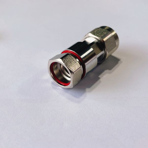 Gold-plated Brass N Connector 50 ohm Clamp Type RF Connector for Super Flexible Cable