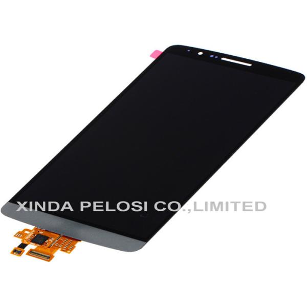 5.5 Inch Original LG G3 Cell Phone LCD Screens , White / Black Mobile LCD Display