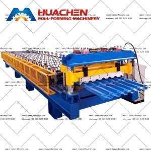 China Roofing Glazed Tile Automatic Roll Forming Machine on sale