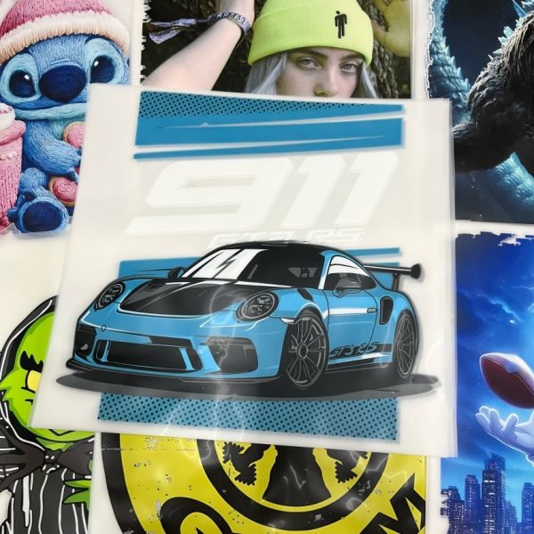 Custom High Quality DTF Transfers and Labels with Machine Washable High Stretch and Customizable Designs