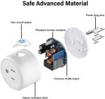 Bluetooth Wifi Smart Plug Socket Home Assistant Remote Control Plugs