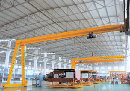 YUANTAI Top quality BMH semi gantry crane