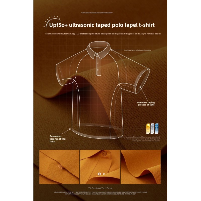 Customizable Sporty Blank Men's Solid Mint Knitted Short-Sleeve Shirt Quick Dry Breathable New Arrival Spring/Summer 2026