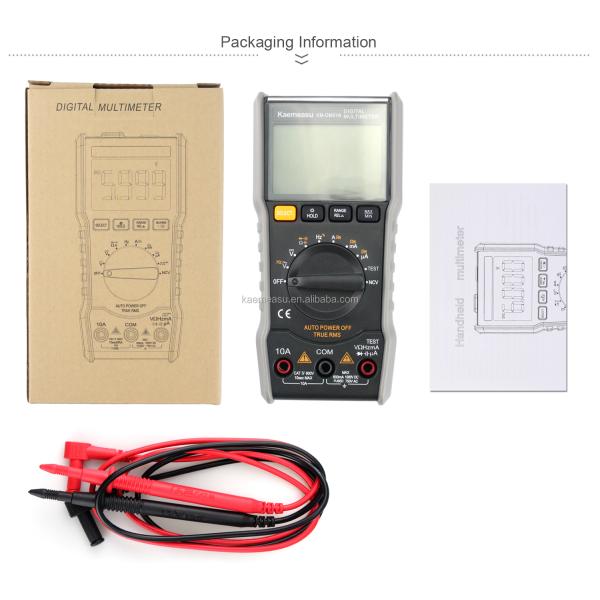 Mini Portable Multimeters High Precision Auto Range Current Voltage Tester for Accurate Measurements