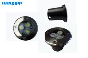 China High Power Round LED Inground Pool Lights 3x1w with Stainless Steel Top Cover on sale