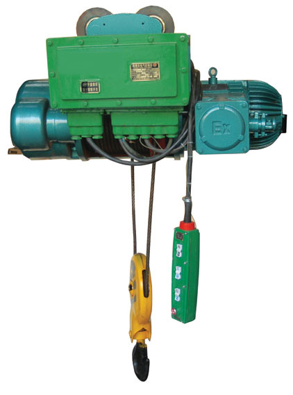YUANTAI High Strength BCD Explosion-proof Wire Rope Electric Hoist