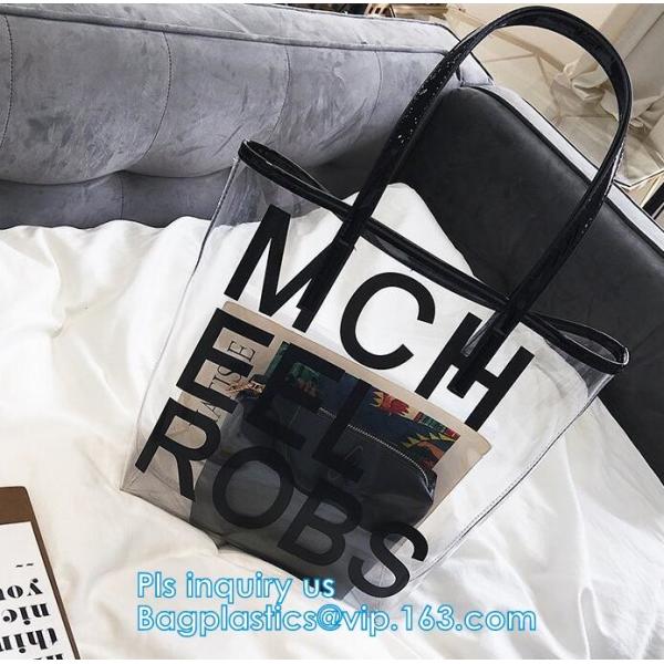 popular big handbags PVC printing women bag, Shoulder Bags Popular Women Beach Bags, shoulder designer luxury designer h