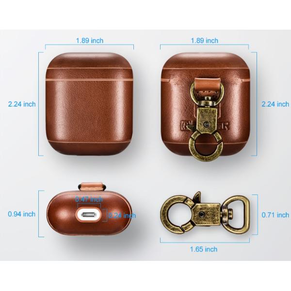Shockproof Mobile Phone Accessories Leather Original Headphone / Earphone Case Cover