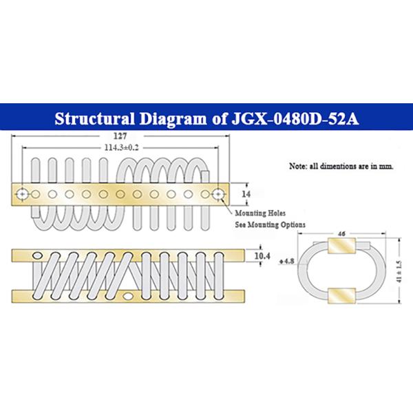 Aluminum Cable Vibration Damper Tool Defense Naval Console Sensor Engine Stand Launcher