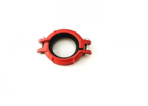 Buy cheap 2 300PSI Flanged Ductile Iron Pipe Fittings Stainless Steel Grooved Pipe Coupling product