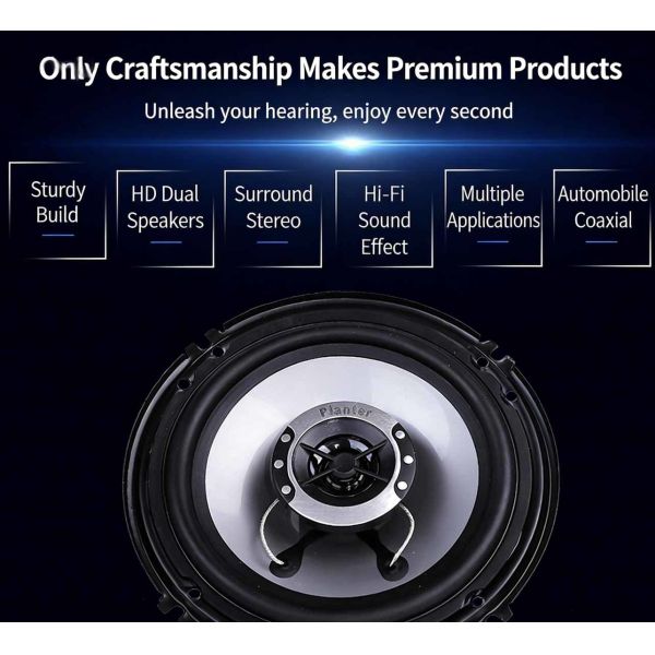 12V 280W Universal Car Audio System automotive Coaxial Full Range Speaker