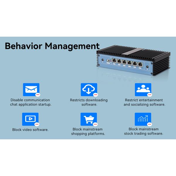 Celeron Router Mini Computer With DDR4 16GB RAM Fanless Cooling Method