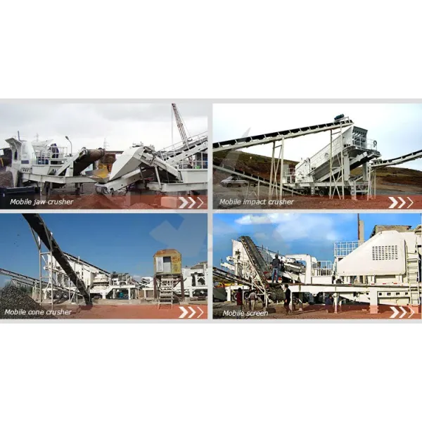Mobile Crushing Plant Mobile Cone Crusher for Construction for Sale