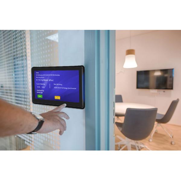 10.1 Inch IPS Android 8.1 Meeting Room Tablet with POE Functionality and LED Light Bar