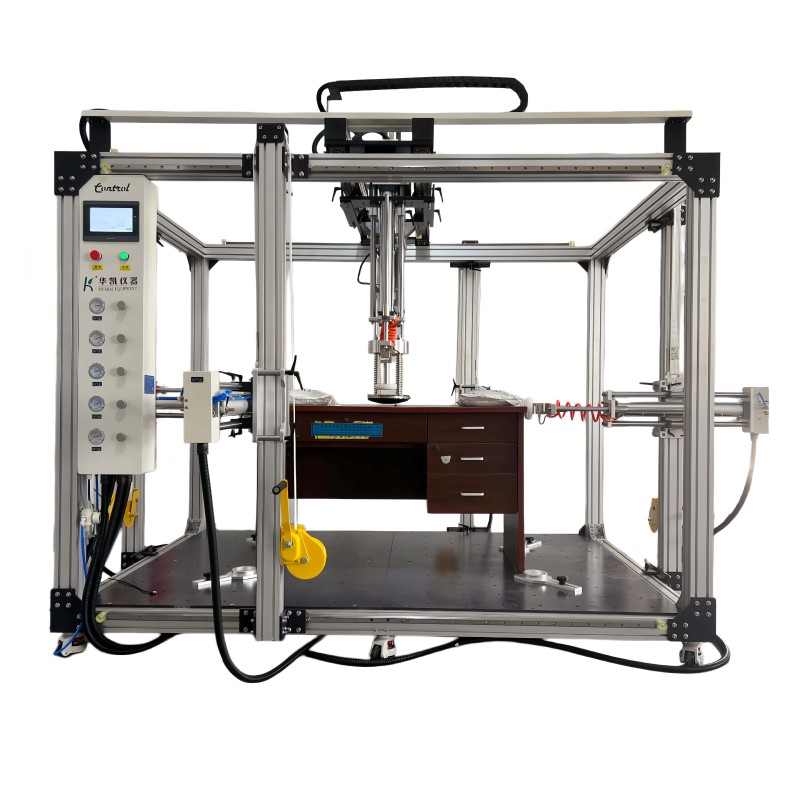 Multi Axis Table Furniture Durability Tester 2000N Horizontal Vertical Load Office Desk Fatigue Test Machine