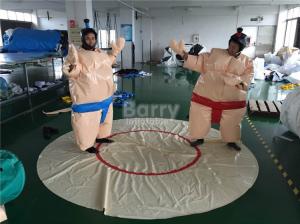 China Adult Inflatable Sumo Wrestling Suits With Mat For Outdoor Event on sale