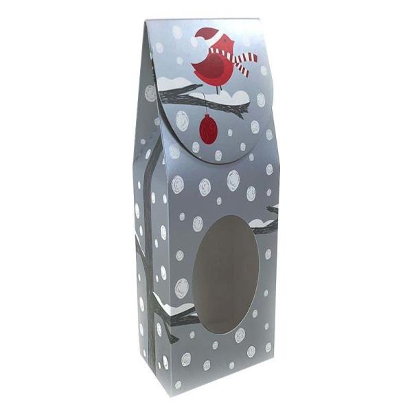 bakery window color paper box Muffin cake gift box foldable cookie box