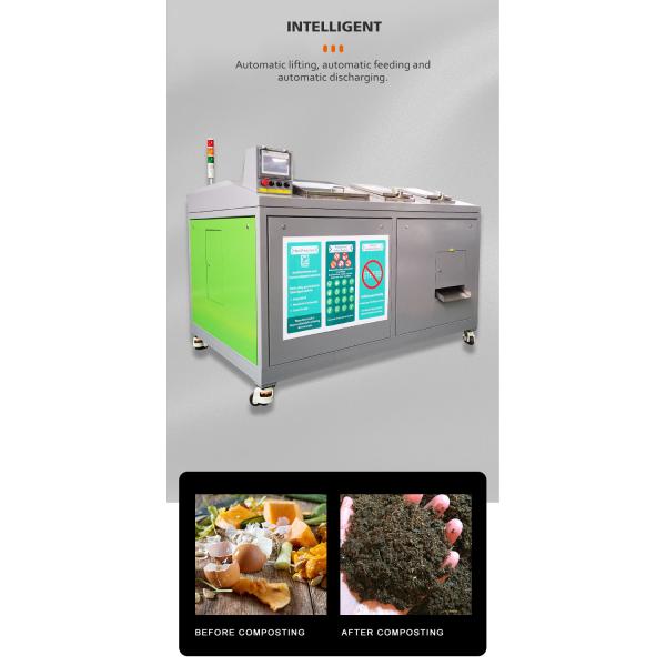 Biochemical 100kg Food Waste Composting Machine Electric Kitchen Garbage Recycling Equipment