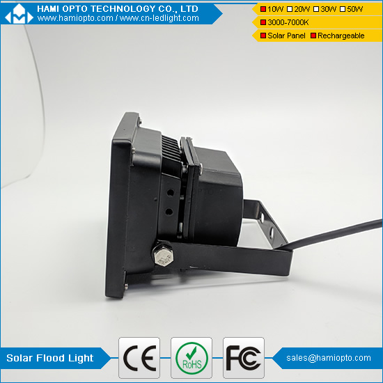 IP65 outdoor waterproof 10W led solar flood light with remote control