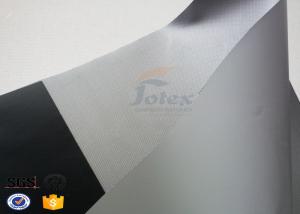 Buy cheap Grey PVC Coated Fiberglass Fabric , Composite High Temperature Fabric product